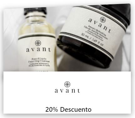 avant skincare codigo descuento estudiante